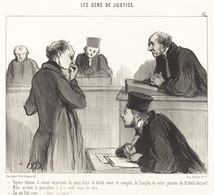 Vediamo testimone, sarebbe importante... da Honoré Daumier