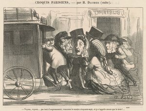 Vediamo, vediamo... non tanta fretta... da Honoré Daumier