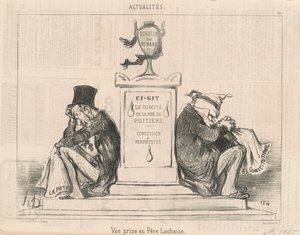 Vista presa al Père Lachaise da Honoré Daumier