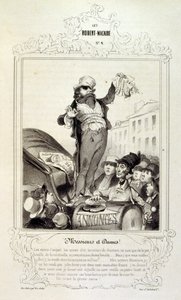 Illustrazioni su idee e leggende Philipon sotto il titolo Les Cent e Robert Macaire da Honoré Daumier