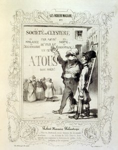 Illustrazioni su idee e leggende Philipon sotto il titolo Les Cent e Robert Macaire da Honoré Daumier