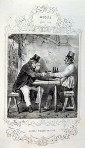 Illustrazioni su idee e leggende Philipon sotto il titolo Les Cent e Robert Macaire