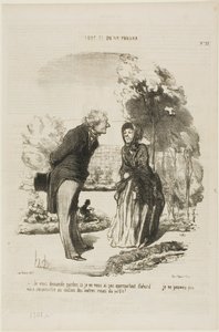 "Mi dispiace di non averti riconosciuto subito. Non sono riuscita a distinguerti da tutte le altre rose!", tavola 55 da Tout Ce Qu
