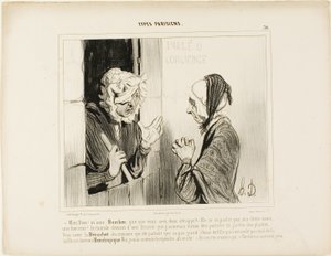 "Mio Dio! Madame Bombec, cosa le è successo - Non ne parli, mia cara, è orribile. Il mondo va di male in peggio, preferirei fare il custode all