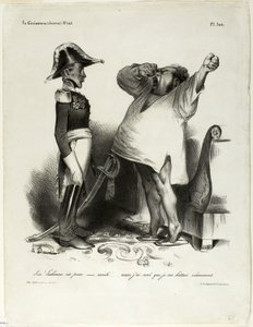 "Sire! Lisbona è stata conquistata. - aaaah!!... e ho sognato di aver combattuto con coraggio!", piatto 304