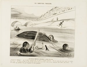 Un nuovo modo di galleggiare lungo il fiume della vita. - Radiguet, mascalzone, al diavolo tu, la tua barca e la tua nuova invenzione.... colpa tua se l