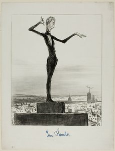 Un suggerimento del Charivari al sig. Léon Faucher per evitare errori telegrafici in futuro, tavola 122 da Actualités da Honoré Victorin Daumier