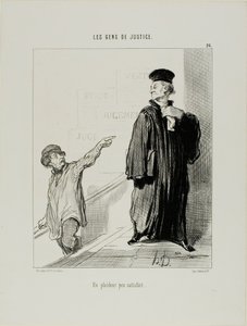Un contendente piuttosto insoddisfatto, tavola 26 di Les Gens De Justice