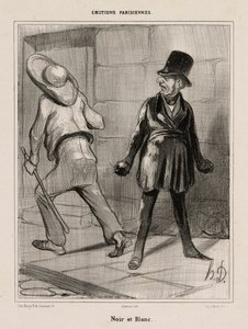 Bianco e nero, lastra 23 da Émotions Parisiennes