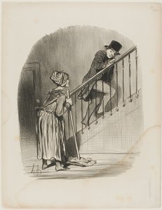"Mia moglie è in casa Sì, monsieur, e anche vostra cugina...", piatto 4 da Tout ce qu