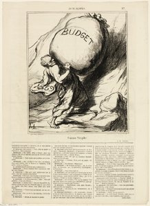 Proprio come Sisifo, piatto 27 di Actualités da Honoré Victorin Daumier