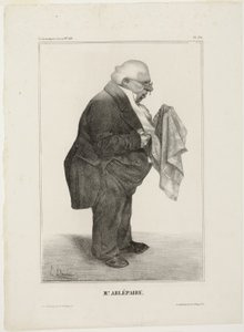 Il signor Arlépaire..., tavola 280 da Célébrités de la Caricature