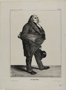 Il signor Barthe, lastra 294 da Célébrités de la Caricature