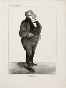 Mr. Étien...., piatto 283 di Cartooning Celebrities da Honoré Victorin Daumier