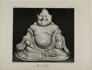 Figura in porcellana cinese (proveniente dalla collezione privata del signor Charles Philipon), piatto 416 da Honoré Victorin Daumier