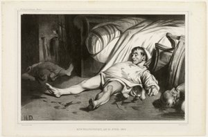 Rue Transnonain, il 15 aprile 1834, 2 ottobre 1834, lastra 24 da L