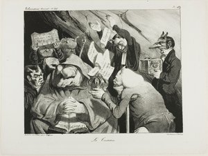 Tentazione, piatto 453 da Honoré Victorin Daumier