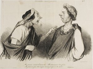"La tua mano viene a uccidere Britannico, tuo fratello. Prevedo che i tuoi colpi colpiranno presto tua madre", tavola 7 delle Physionomies Tragico-Classiques.