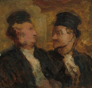 Due avvocati da Honoré Victorin Daumier