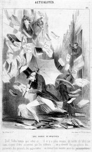 Una resa dei conti di misteri: cartone animato su “I misteri di Parigi”, pubblicato a puntate da Eugène Sue - in “Le Charivari” del 16/02/1844 da Honoré Daumier