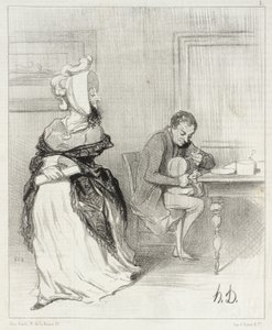 Addio, mio caro, vado dai miei editori! ... da Honoré Daumier