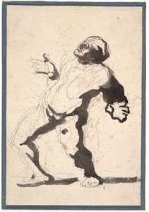 Un attore da Honoré Daumier