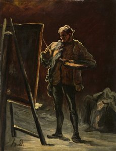 Un Artista, c.1870-75 da Honoré Daumier