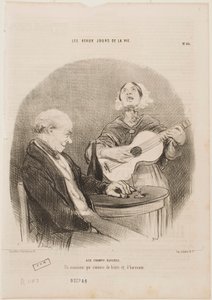 Agli Champs-Élysées da Honoré Daumier