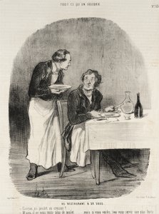Al ristorante a 32 soldi da Honoré Daumier