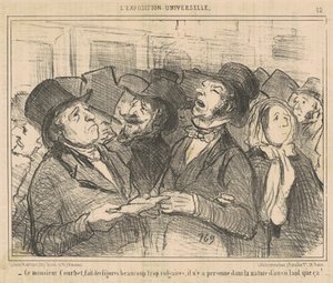 Questo signor Courbet fa delle figure ... volgari ... da Honoré Daumier