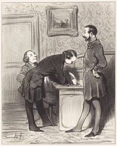 È proprio perché è il vostro amico... da Honoré Daumier