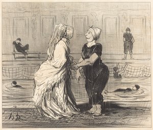 Cara baronessa, mi congratulo con voi... da Honoré Daumier