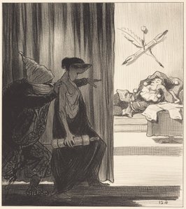 Clitennestra Spinta da Mimi Véron... da Honoré Daumier