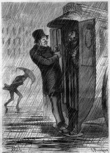 Completo!!! Caricatura di Honoré Daumier. Incisione in 