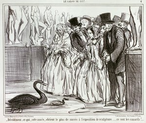 Decisamente, ciò che quest’anno ottiene il maggior successo all’esposizione di scultura... / 4. da Honoré Daumier