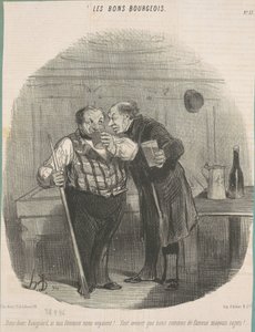 Dis donc, ravignard, si nos femmes nous voyaient! ... da Honoré Daumier