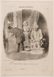 Svantaggio di mettere in affitto la propria abitazione in gennaio da Honoré Daumier