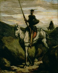 Don Chisciotte da Honoré Daumier
