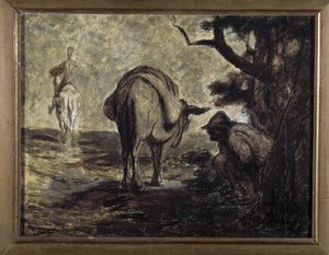 Don Chisciotte e Sancho Panza da Honoré Daumier