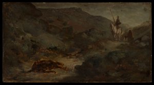 Don Chisciotte e il mulo morto da Honoré Daumier