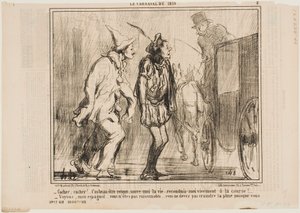 Cocchiere, cocchiere, non puoi respingermi da Honoré Daumier