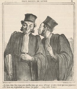 Ebbene, mio caro, hai perso da Honoré Daumier