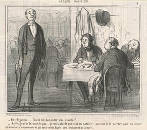 È il ragazzo? da Honoré Daumier