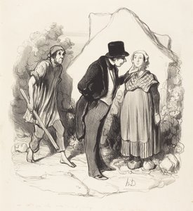 Sarebbe geloso tuo marito... da Honoré Daumier