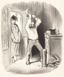 È permesso a Dio... spaccare la legna... da Honoré Daumier