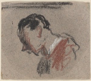 Testa di un uomo da Honoré Daumier