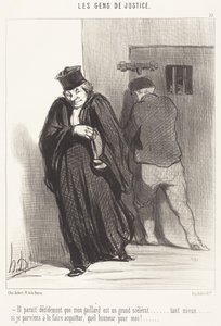 Pare... che il mio ragazzo sia un gran mascalzone... da Honoré Daumier