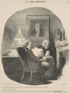 Sembra che abbiano rivisto il serpente di mare... da Honoré Daumier