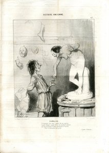 Illustrazione di Honore Daumier (1808-1879) in Le Charivari da Honoré Daumier