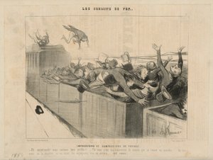 Impressioni e compressioni di viaggio. Da: "Le ferrovie" da Honoré Daumier